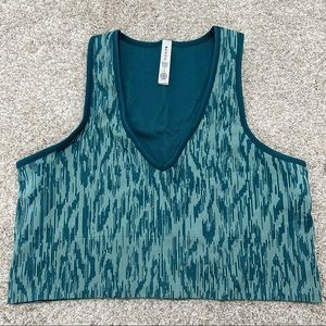 Women’s Athleta Aurora Seamless Crop Rib Tank